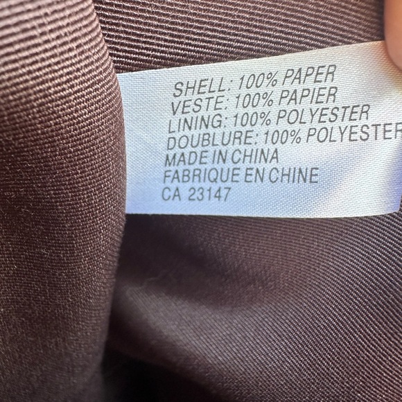 Talbots Tri-Color Paper Straw Tote Shoulder Bag Snap Closure 17” X 13.5” X 11.5” - Picture 9 of 12